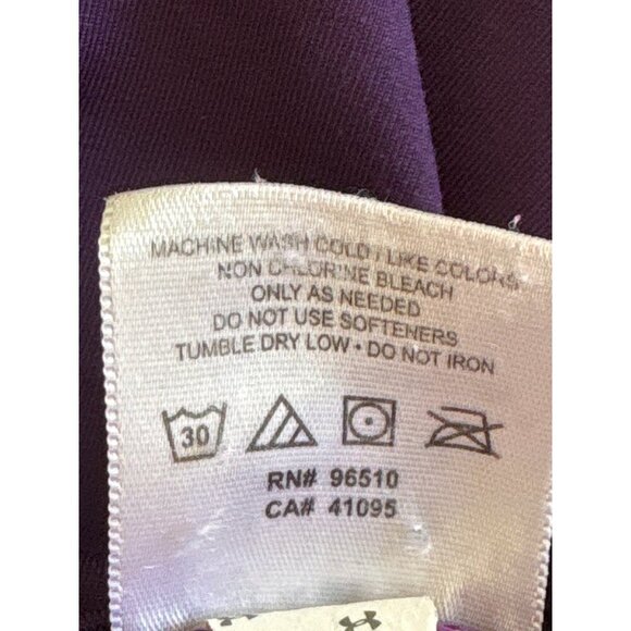 Under Armour Cold Gear Pullover, Purple With Pink Stitching Women's Size L - Picture 8 of 8